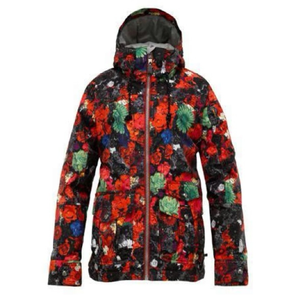 Burton Method Insulated Floral Snowboard Ski Jacket - Small